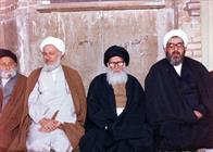 دیدنی/ تصویری کمتر دیده شده از مرحوم حضرت آیت الله فاضل در کنار مرحوم حضرت آیت الله گلپایگانی