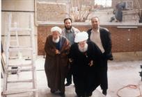 دیدنی/ تصویری از دیدار حضرت آیت الله بهلول و حضرت آیت الله سیبویه