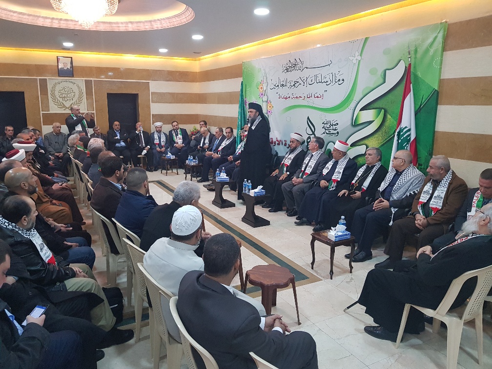  لقاء تضامني مع القدس في دائرة الاوقاف الإسلامية في حلبا