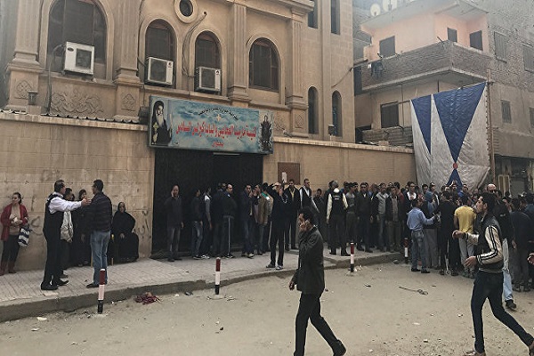 قتلى بهجوم على كنيسة جنوبي القاهرة 