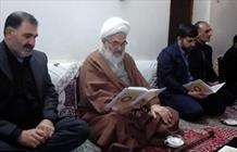 حضور امام جمعه قائمشهر در منزل خانواده داغدار قائمشهری
