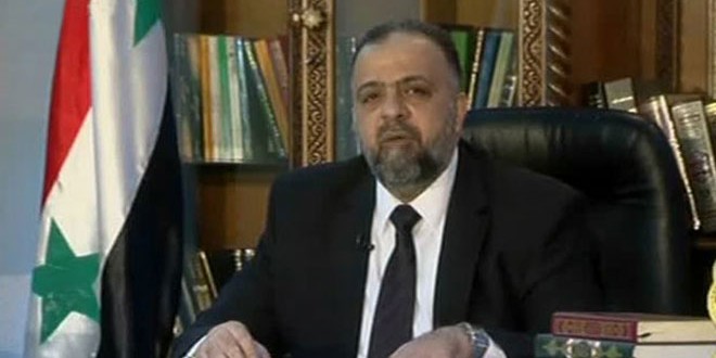 وزير الأوقاف السوري محمد عبدالستار السيد
