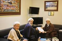 اعضای دفتر رهبری در سوریه و شیخ حسان عبدالله از اعضای تجمع علمای مسلمان لبنان