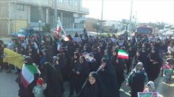 راهپیمایی۲۲ بهمن در گتاب