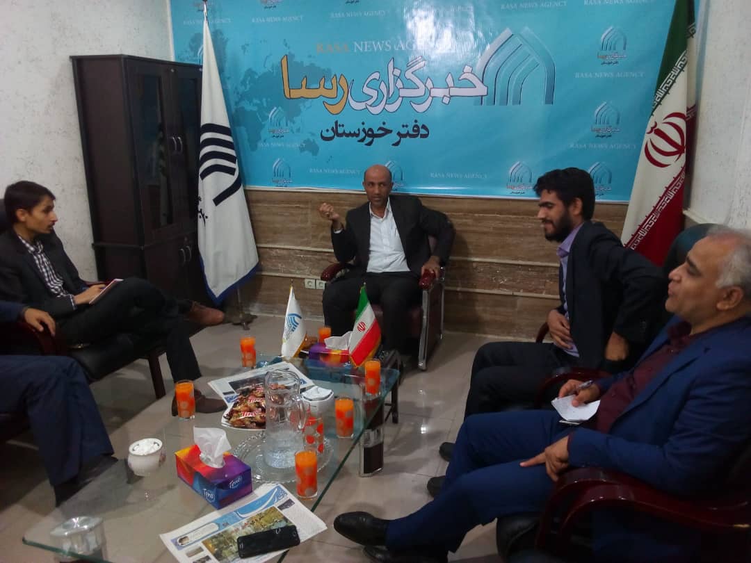 مدیر کل فنی و حرفه ای خوزستان از دفتر خبرگزاری رسا در خوزستان