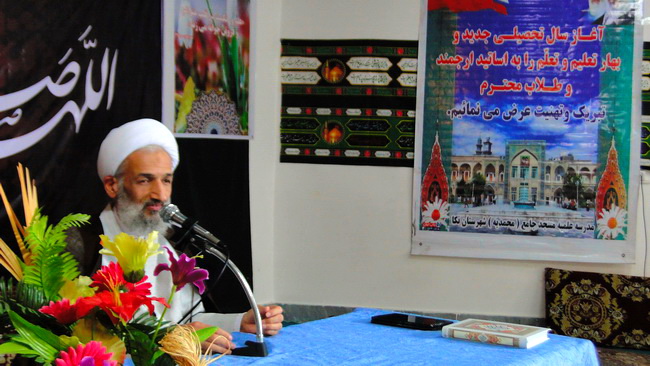 مراسم آغاز سال تحصیلی مدرسه علمیه مسجد جامع نکا 
