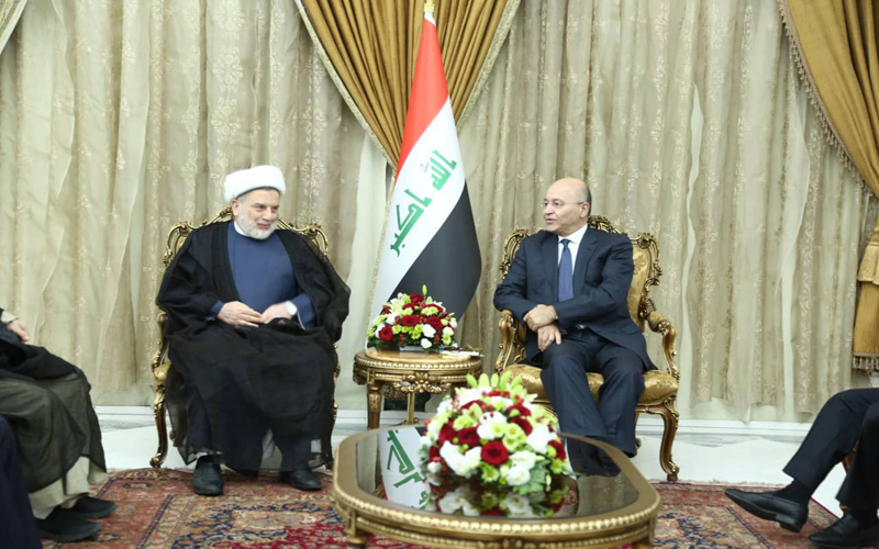 رئيس المجلس الاعلى الاسلامي العراقي يلتقي رئيس الجمهورية  
