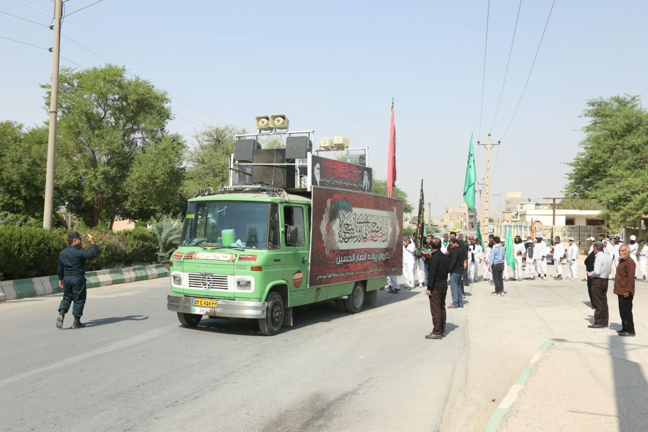 کاروان پیاده روی انصارالحسین مشهذمقدس