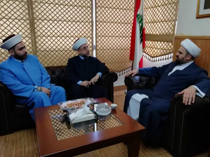  الشيخ احمد قبلان استقبل رئيس حركة الإصلاح والوحدة ورئيس حركة قولنا والعمل