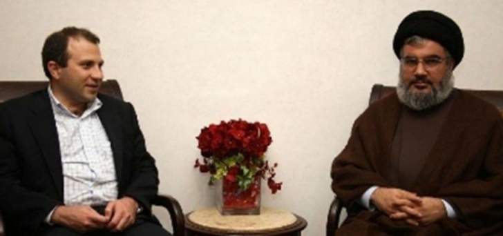 دیدار وزیر خارجه لبنان با سید حسن نصرالله