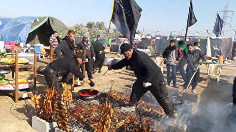 المواكب الحسينية في كربلاء أكثر من 10 الآف ومن 21 دولة