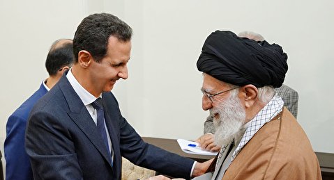 قائد الثورة ابلغ بشار الاسد بان الشعب السوري خط أحمر