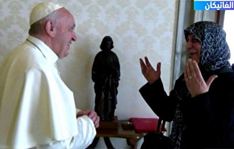 عائلة الامام الصدر تلتقي البابا فرنسيس