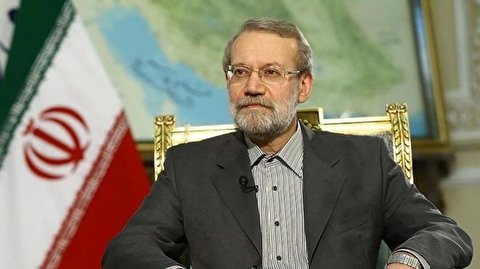 رئيس البرلمان الايراني يرسل برقية إلی آية الله السيستاني