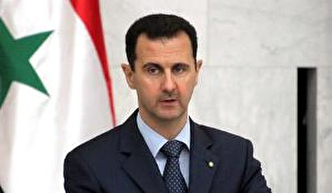 الرئيس السوري يعزي قائد الثورة الاسلامية باستشهاد الفريق سليماني