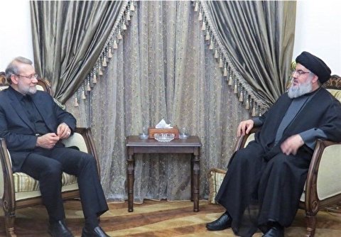 السيد نصر الله ولاريجاني يستعرضان آخر الاوضاع في المنطقة