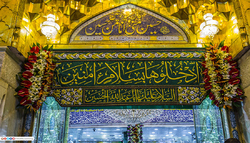 حرم امام حسین در ایام ولادت