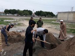 برگزاری اردوی جهادی طلاب مدرسه بقیه الله شمال خوزستان در مناطق محروم