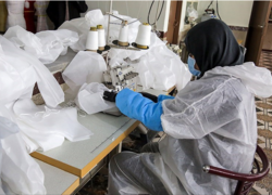 ۲۰۰ هزار ماسک قابل شستشو توسط سپاه فتح کهگیلویه و بویراحمد تولید می‌شود