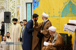 مراسم عمامه گذاری طلاب حوزه علمیه امام خمینی تهران