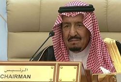 گاف پادشاه عربستان در اجلاس سران عرب
