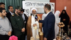 مراسم عقد زوج سیل زده خوزستانی برگزار شد