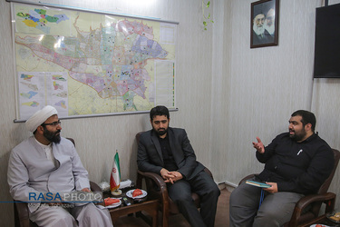 سردبیر خبرگزاری رسا با مدیر مرکز مدیریت حوزه علمیه استان تهران دیدار کرد