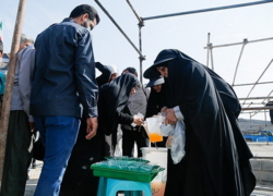 ۴موکب امام رضا در کرمانشاه از امروز خدمت رسانی به زائران اربعین را آغاز کرد