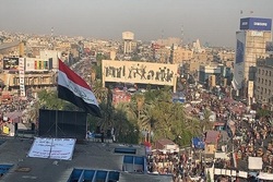 تشکر از مرجعیت دینی عراق در میدان التحریر