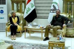 دیدار نماینده ویژه دبیرکل سازمان ملل در عراق با نایب رییس سازمان حشدالشعبی