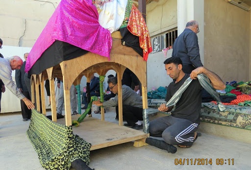نخل گردانی نماد عشق و ارادت به سالار شهیدان//محرم//