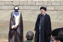 حضور بدون تشریفات آیت الله رئیسی در خوزستان نمونه‌ای از حکمرانی دینی بود