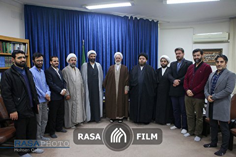 دیدار مدیرعامل و مسئولان خبرگزاری رسا با مدیر حوزه های علمیه