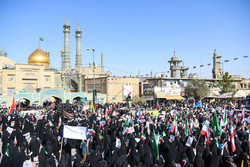 راهپیمایی باشکوه ۱۳ آبان در قم