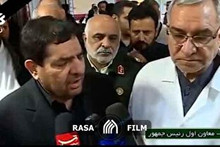 عیادت محمد مخبر از مجروحان حادثه تروریستی کرمان