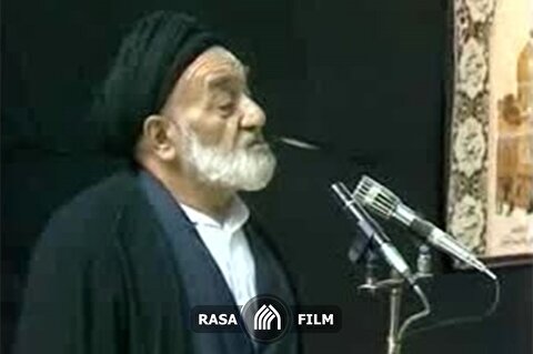 روضه‌خوانی مرحوم کوثری در حضور رهبر انقلاب