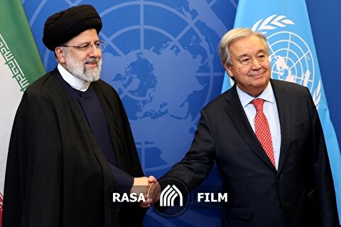 دیدار آیت‌الله رئیسی با دبیرکل سازمان ملل