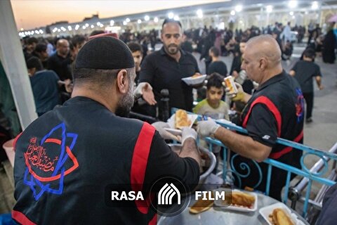 تصاویری از خدمات شبانه‌روزی موکب‌ها