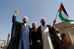 راهپیمایی طلاب قم در محکومیت حمله وحشیانه رژیم صهیونیستی به ملت مظلوم غزه