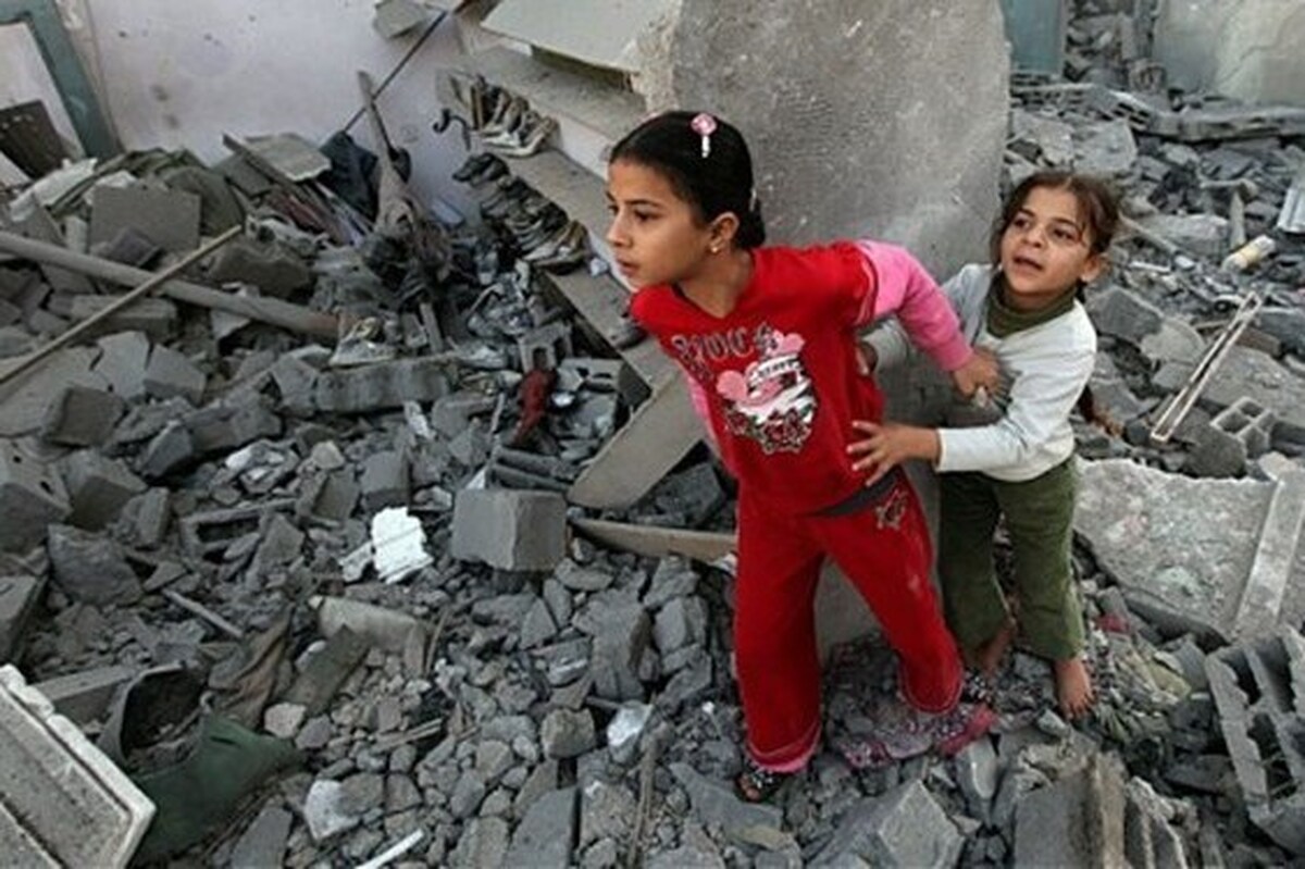هیس! کودکان غزه خوابند