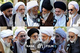 گزارش میدانی | حمایت اساتید، علما و روحانیون از عملیات وعده صادق سپاه علیه رژیم صهیونیستی