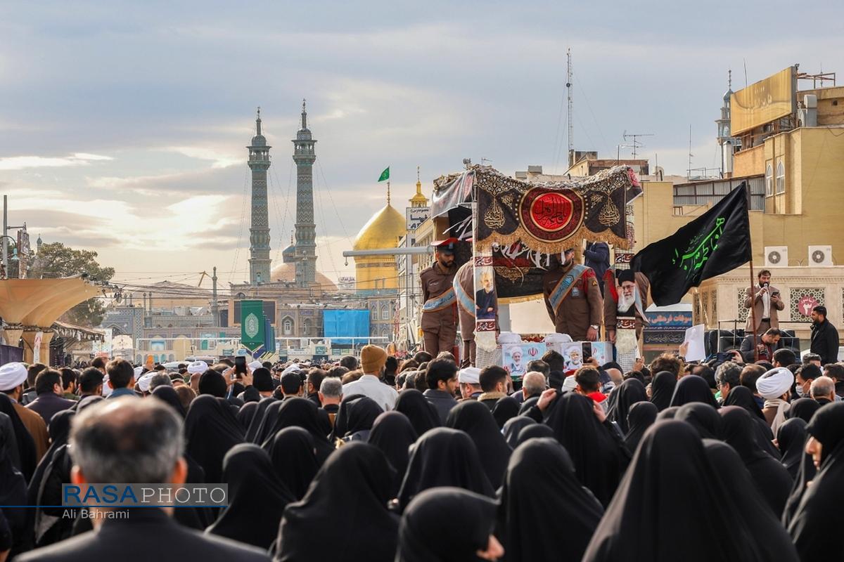 تشییع پیکر شهدای عدالت در قم