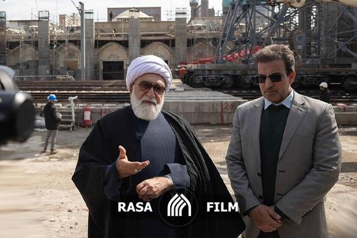 جابجایی گلدسته حرم رضوی در عملیاتی پیچیده با تکیه بر توان متخصصان ایرانی