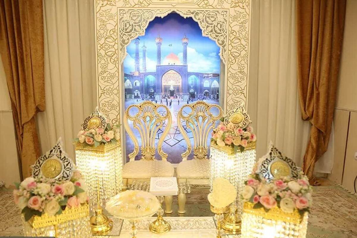اتاق عقد حرم حضرت معصومه آماده میزبانی از زوج‌های جوان در دهه کرامت