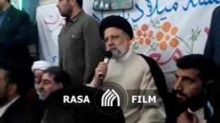 دیدار صمیمانه رییس‌جمهور رئیسی با مردم نیروگاه