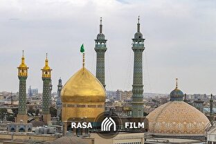 لحظه‌ی اعلام رسمی شهادت رئیس جمهور در حرم حضرت معصومه