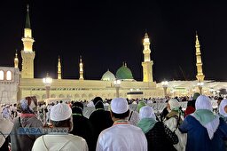 حال و هوای مسجد النبی (ص) در ایام حج
