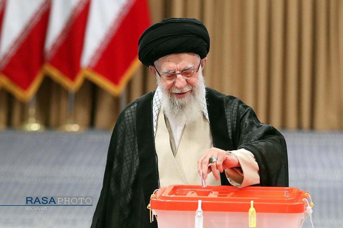 مشارکت مقام معظم رهبری در دور دوم انتخابات ریاست جمهوری سال ۱۴۰۳