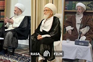 دیدار هیئت اعزامی دفتر رهبر انقلاب به بیروت با مراجع تقلید