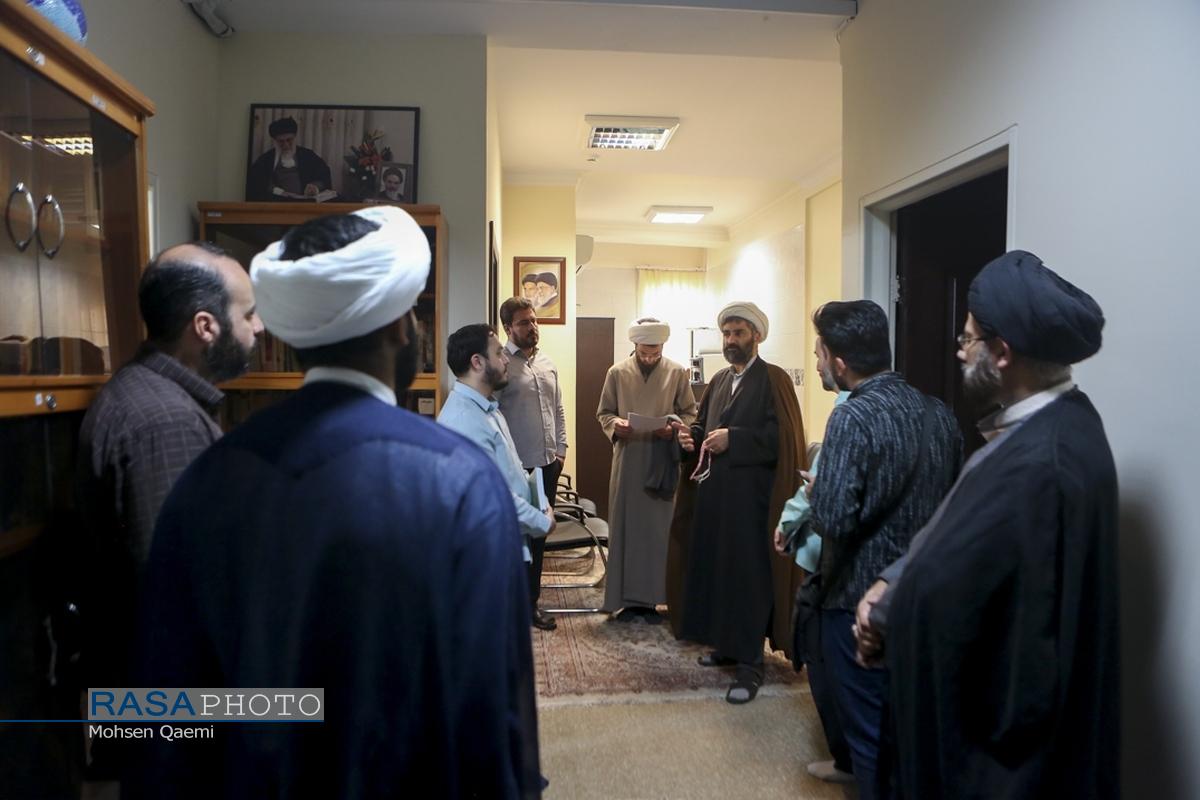 بازدید دانشجویان مدیریت رسانه دانشگاه باقرالعلوم از خبرگزاری رسا